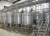 cadena de producción pasterizada 500 - 1000 l./h de leche para la botella plástica