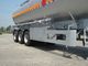 3x12T BPW axle 46000L Aluminum Alloy Petroleum / Oil Tank Semi Trailer