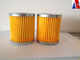 Diesel  Engine Air Filter Element Yellow Color Paper material 80 * 88mm
