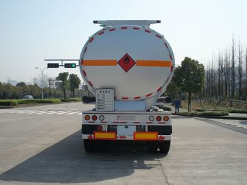 remolque móvil del depósito de gasolina del petróleo de la aleación de aluminio del árbol 46000L de 3x12T BPW