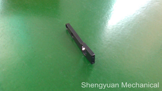 6061 piezas que trabajan a máquina que muelen de la precisión con la placa lateral anodizada negro