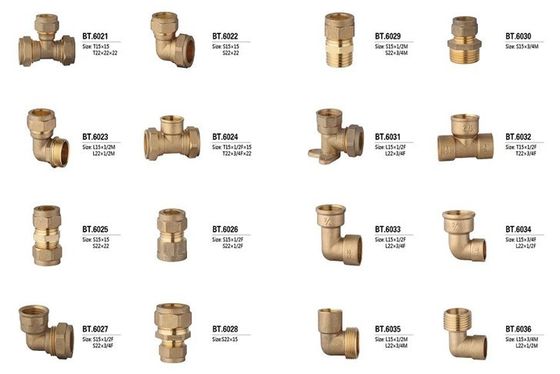 Precisión amarilla que trabaja a máquina, colocación de cobre amarillo del CNC de la aduana de la compresión con el níquel/el cromo plateados
