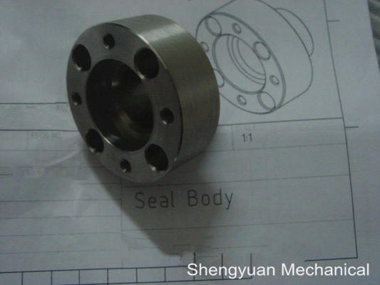 Eje de torneado del cuerpo del sello de las piezas de la precisión del CNC SUS304 para el sello del compresor del portador