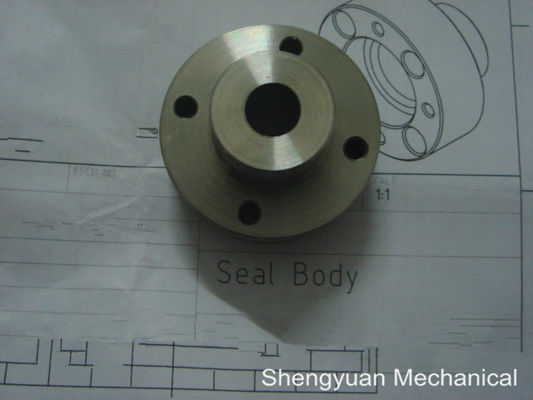 Eje de torneado del cuerpo del sello de las piezas de la precisión del CNC SUS304 para el sello del compresor del portador
