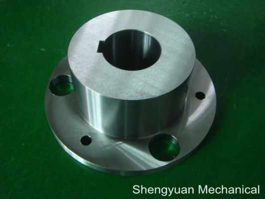 Piezas que trabajan a máquina plateadas cinc que trabajan a máquina de la precisión del CNC del acero inoxidable