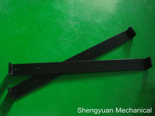 La precisión de pulido del CNC que trabajaba a máquina, negro perforado anodizó las tiras de aluminio
