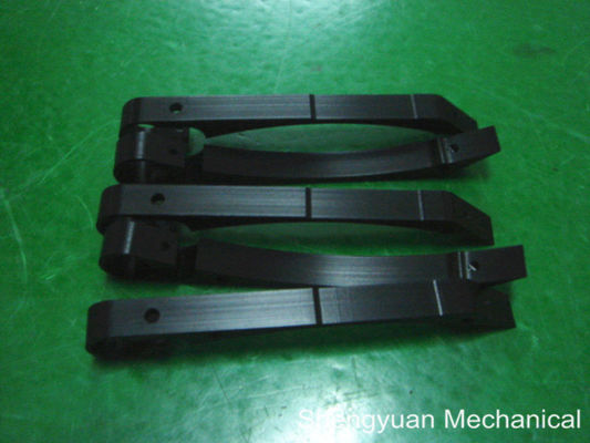 Ennegrezca el aluminio anodizado 6061-T6 del finger del guardia del cargamento de la precisión del CNC que trabaja a máquina
