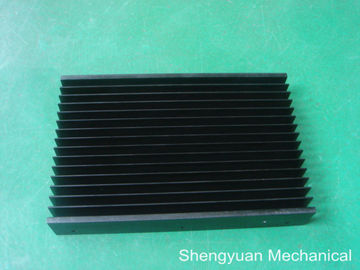 El negro anodiza el disipador de calor de aluminio PS-60/160H de la protuberancia de la precisión del CNC que trabaja a máquina