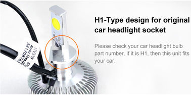Automóvil/recambios autos de H1 LED de la linterna 32W 2800LM 6000K de los faros del blanco