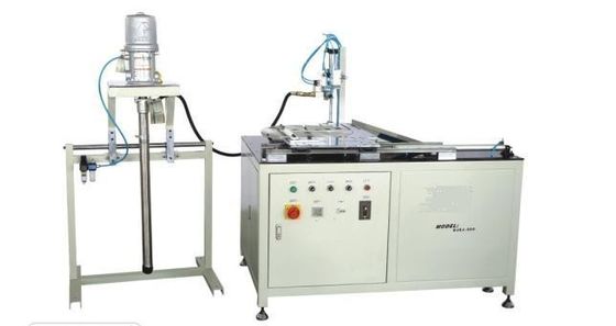 Filtro de aire resistente del OEM que plisa la máquina para el pegado del casquillo de extremo del PVC de HDAF