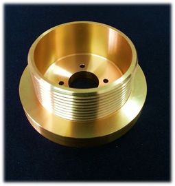 CNC que trabaja a máquina las piezas dadas vuelta latón de Preciaion para los militares, Cylindricity 0.005m m