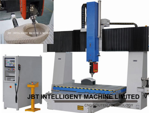 Centro de mecanización inteligente del router del CNC del cambiador auto 5 AXIS de la herramienta